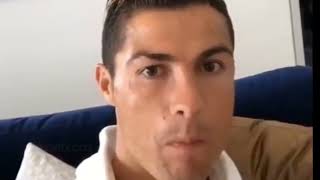 Cristiano Ronaldo drinking meme HD (full screen)
