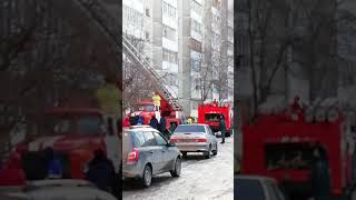 Видео Пожар. Бульвар Чавайна, 14. Йошкар-Ола от Марийская правда, бульвар Чавайна, Йошкар-Ола, Россия