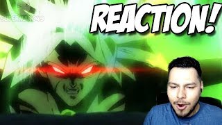 Dragon Ball Super: BROLY Movie Trailer REACTION!