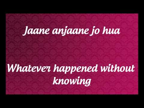 Teri Aahatein Lyrics & English Translation- Ek Main Aur Ekk...