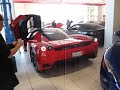 Red Ferrari Enzo Start Up & Rev