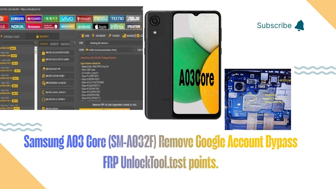 Samsung A03 Core (SM-A032F) Remove Google Account Samsung A03 Core (SM-A032F) Remove Google Account