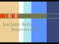 Luciano Berio (1925-2003) Sequenza VI for Viola Solo (Part 1)