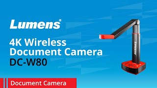 Dc-W80 Ladibug 4K Wireless Doent Camera Lumens