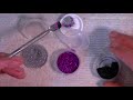 SUPER FLASHY PARTY GIRL NAILS: robin moses glitter nail art design tutorial 492