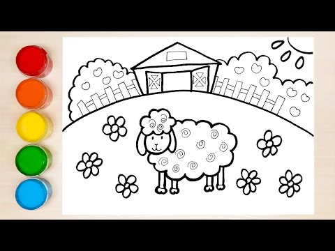 ระบายสีและวาดภาพ - ฟาร์ม