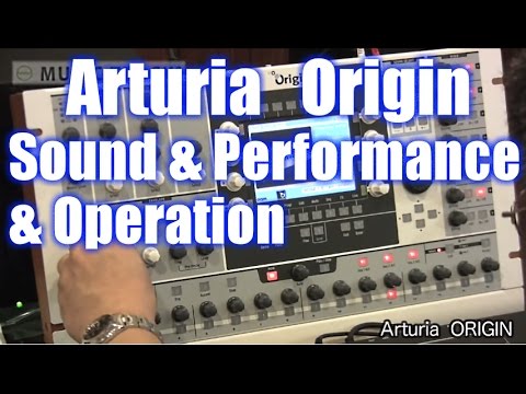 【DEMO】Arturia Origin Sound Performance & Operation