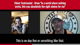 Keto Coaching Testimonial - BRIAN