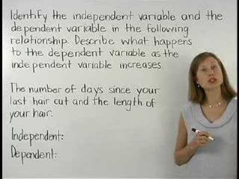 Independent and Dependent Variables - YourTeacher.com