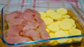 Боже, Как Вкусно! Готовлю Так Уже Много Лет Картошку С Куриным Филе. Бабушка В Восторге.