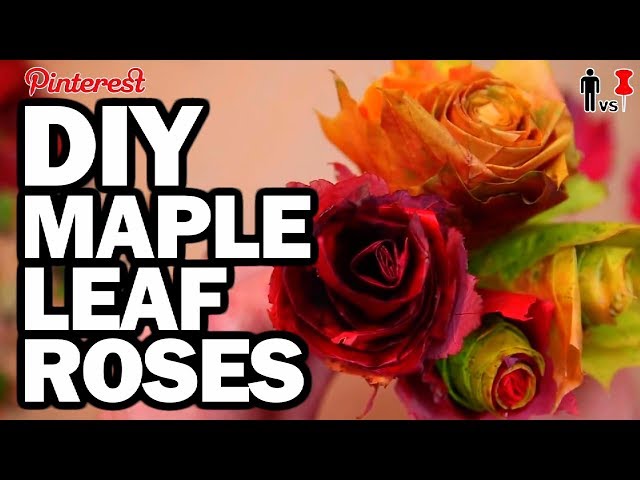 How To Make Maple Leaf Roses - Video