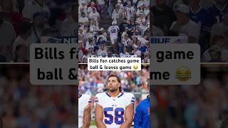 Josh Allen Threw A P Away & A Fan Wearing A Milano Jersey Caught It & Dipped