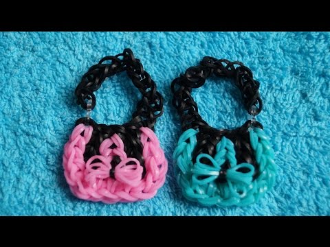 Как сделать из резиночек сумку
