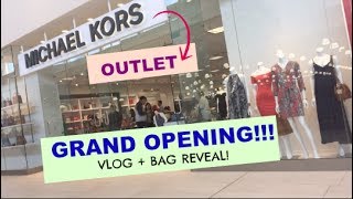 SHADY DISCOUNT AT THE GRAND OPENING OF MICHAEL KORS OUTLET + Bag Reveal