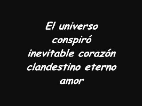 Mana-Amor Clandestino Letra