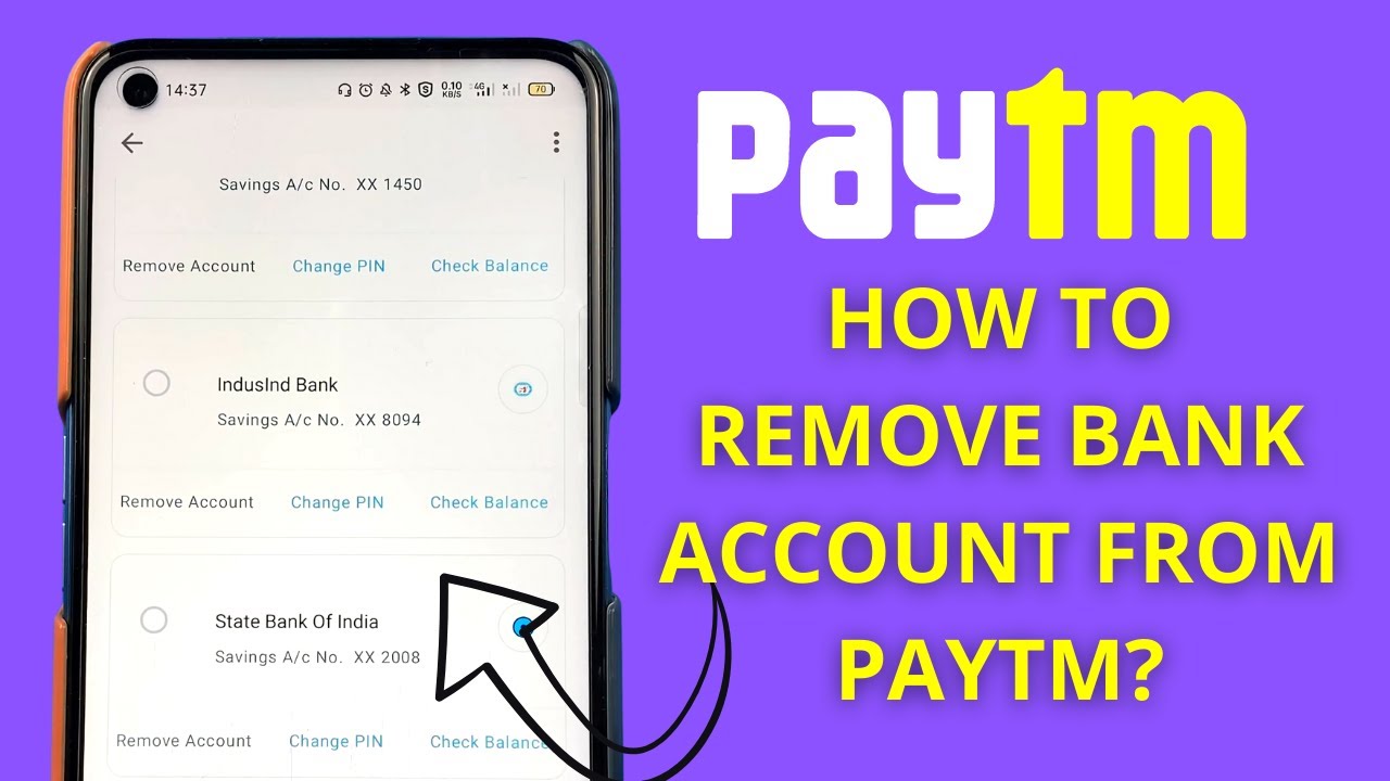 How to Remove Bank Account from Paytm App? | Delete How to Remove Bank Account from Paytm App? | Delete