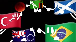 Brazil Eas Alarm Blood Moon Animated Ft. Scotland, Cook Islands, Türkiye, Zambia And San Marino