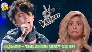 Dimash the show must go on / Shakira shocked / The Voice USA (Montage)