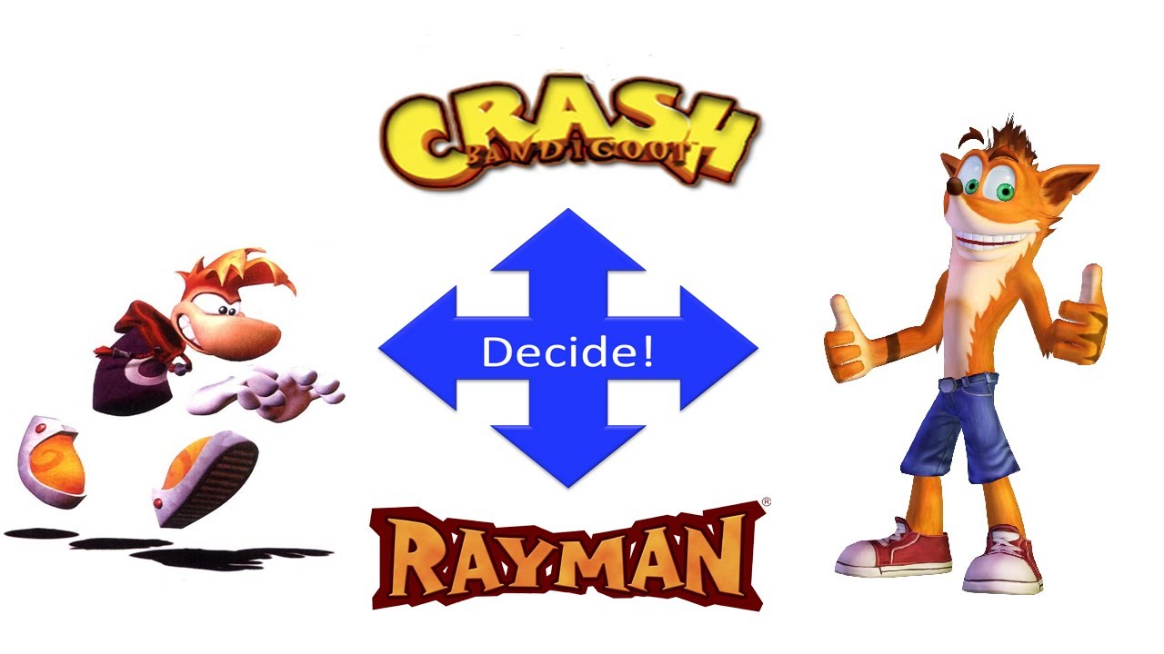 RAYMAN VS CRASH ¡Tu decides! YouTube