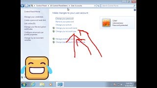 how to change Windows profile name in windows 7/8/10.