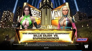 Wwe 2K24 Billie Eilish 6Ftphenomenon