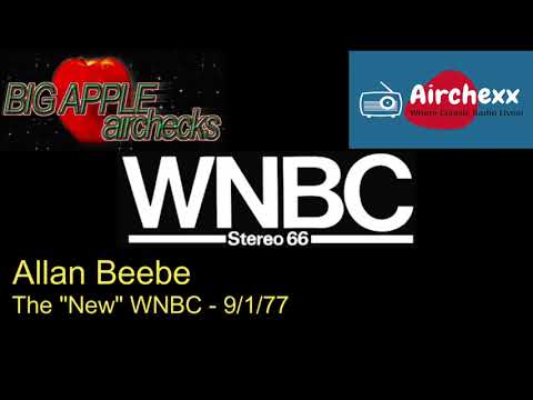 Allan Beebe, First Show, 66 WNBC New York - September 1, 1977