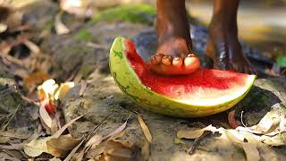 Beautiful Feet Asmr Crushing Watermelon Feetasmrtrampling