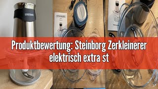 Produktbewertung Steinborg Zerkleinerer Elektrisch Extra Stark Multizerkleinerer Blitzhacker 500W 1