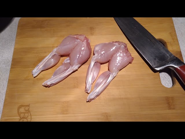 Watch How to Clean a Bullfrog (Frog Legs) on YouTube.