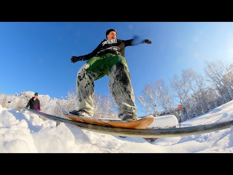 SNOWSKATE VS SKATEPARK