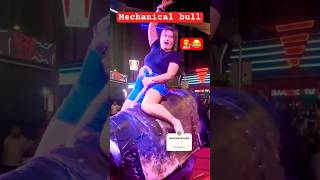 Mechanical Bull Riding In Benidorm Last Night