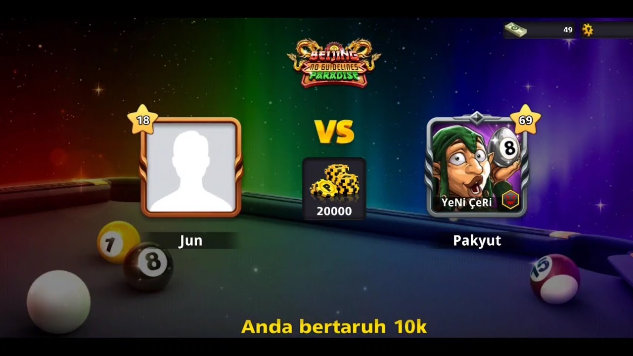 jun vs pakyut without guide || 8 ball pool jun vs pakyut without guide || 8 ball pool