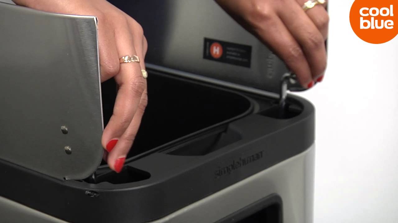 Simplehuman butterfly 30 liter prullenbakstore.nl