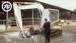 Detailing, A Digger..? 8-Hour Cleaning Challenge Top Gear Clean Team