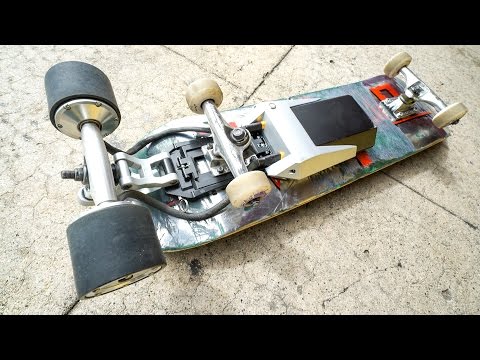 TRANSFORM ANY SKATEBOARD INTO AN ELECTRIC ONE?!  *Detachable Power Source*