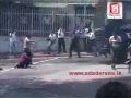 Police fire tear gasand Underworld gang fire stones at Sarath Fonseka's Freedom Rally
