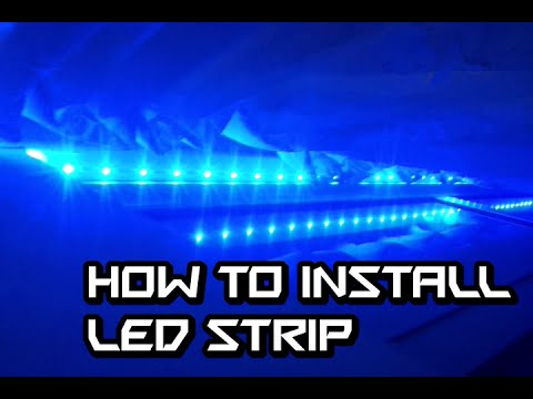 how to install led light strip on window frame youtube how to install led light strip on window frame youtube
