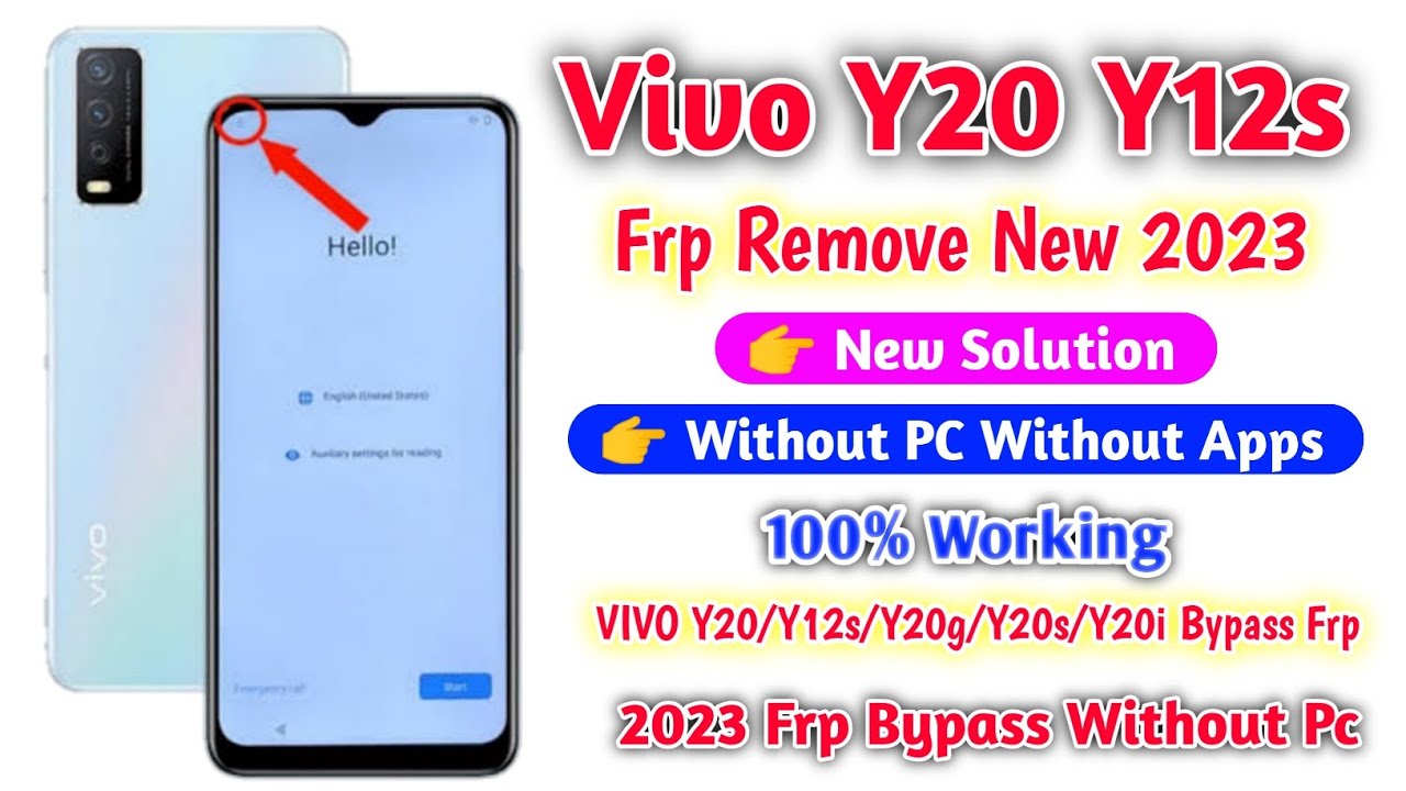 Vivo Y20 Frp Bypass 2023 Android 11/12/13 | Vivo Vivo Y20 Frp Bypass 2023 Android 11/12/13 | Vivo
