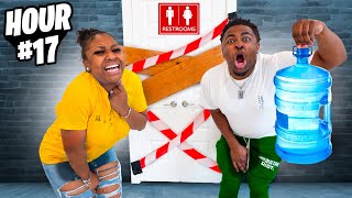 Last To Use The Bathroom Wins 100,000 - Challenge