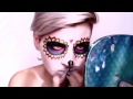 Sugar Skull Face paint tutorial. Dia de los muertos (Day of the Dead)