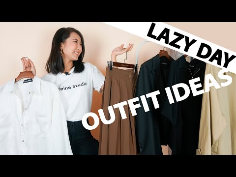 TỦ QUẦN ÁO CƠ BẢN & TỐI GIẢN | Gợi ý phối đồ cho ngày lười | From Sue