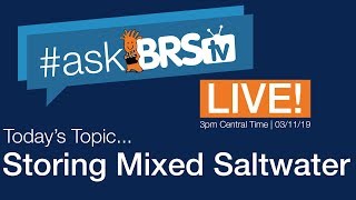 Salt Mix Testing And Mixed Saler Storage Live W Ryan & Randy