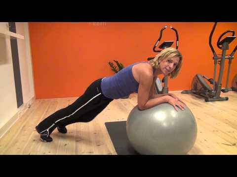 oefeningen met fitnessbal
