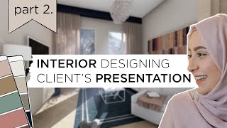 Part 2 - Interior Designing my Client's Beach House - REVEAL & PRESENTATION!