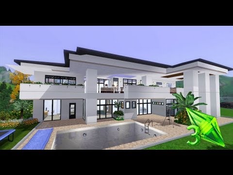House Design Games on The Sims 3 House Designs Modern Elegance
