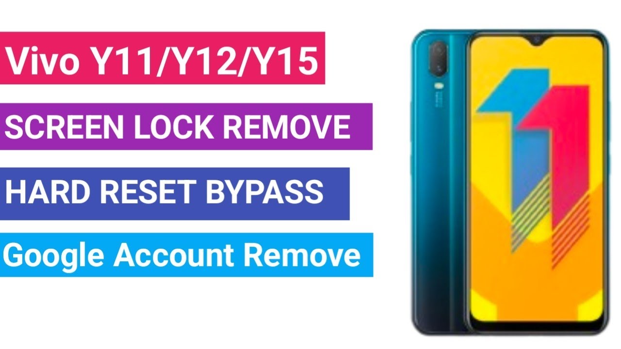 Vivo Y11,Y12,15 Screen lock remove, Hard reset google Vivo Y11,Y12,15 Screen lock remove, Hard reset google