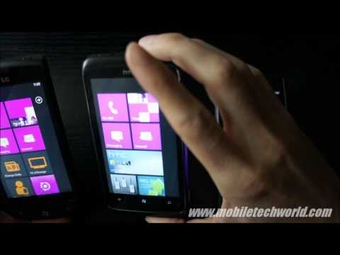 Super AMOLED vs LCD: On the Samsung Omnia 7 vs HTC 7 Trophy and LG Optimus 7 Windows Phone 7 devices