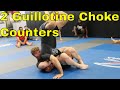 BJJ Guillotine Choke Escape and Defense from Full Guard & with Takedowns