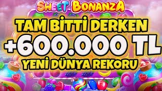 Slot Oyunları 🍭 Sweet Bonanza 🍭+600.000 Tl Slot Dünya Tari̇hi̇nde İlk! #Slots  #Sweetbonanza