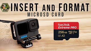 How To Insert And Format Sd Memory Card | Gopro Hero 11, 10 & 9